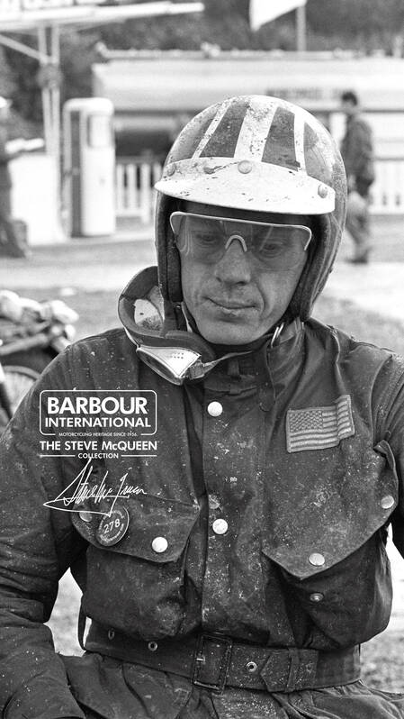 Steve McQueen portant Barbour International